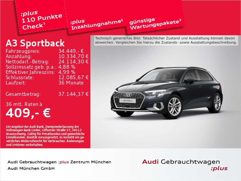 Audi A3 2024 Hybride Benzine