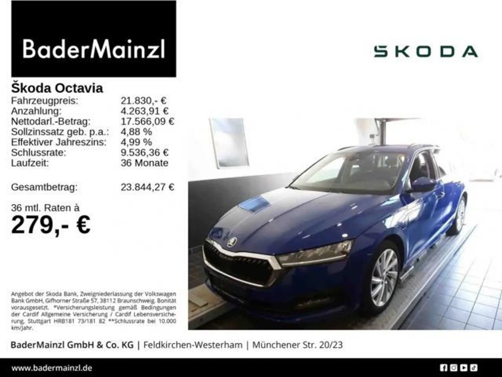 Skoda Octavia 2022 Hybride Benzine