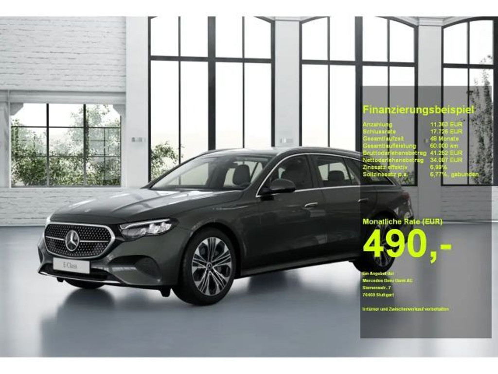 Mercedes-Benz E-Klasse 2024 Hybride Benzine