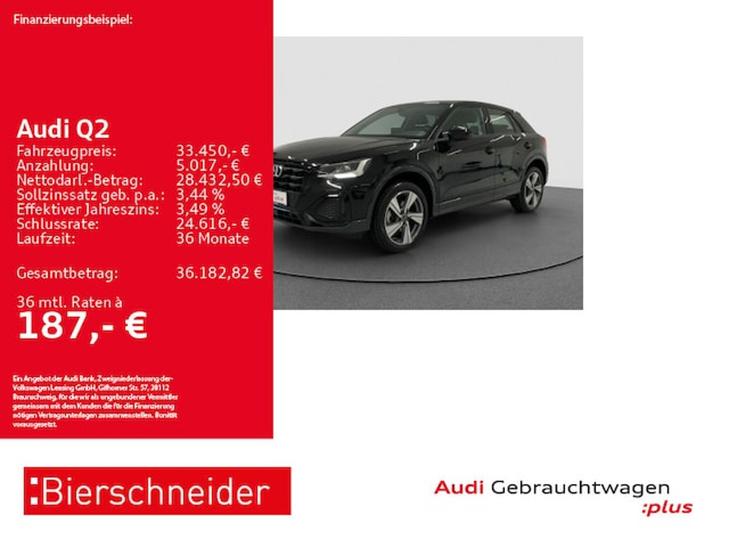 Audi Q2 2024 Benzine