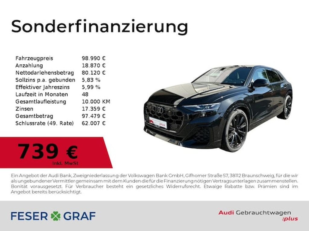 Audi SQ8 2025 Benzine