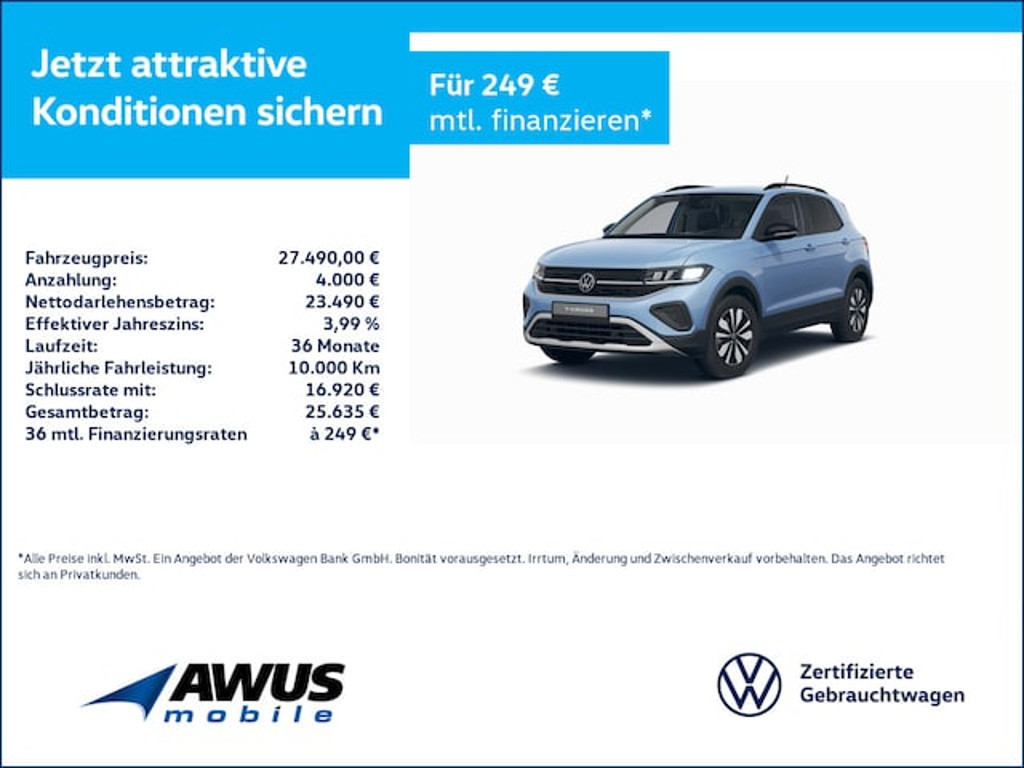 Volkswagen T-Cross 2025 Benzine