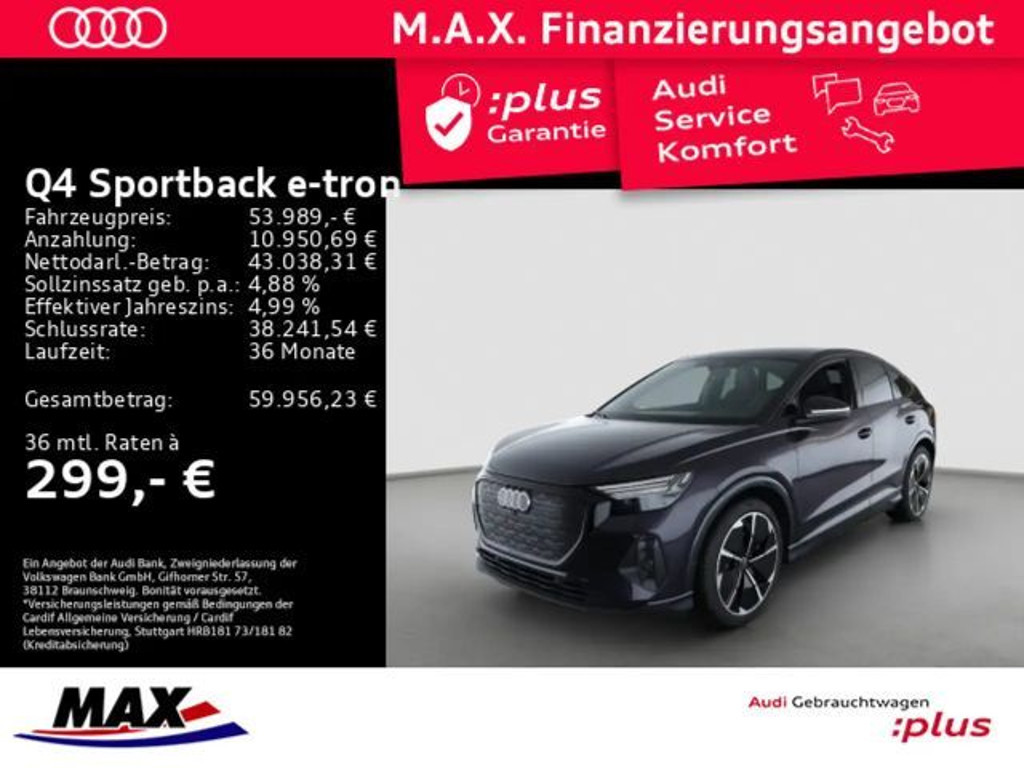 Audi Q4 e-tron 2025 Elektrisch