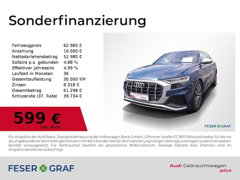 Audi SQ8 2021 Benzine