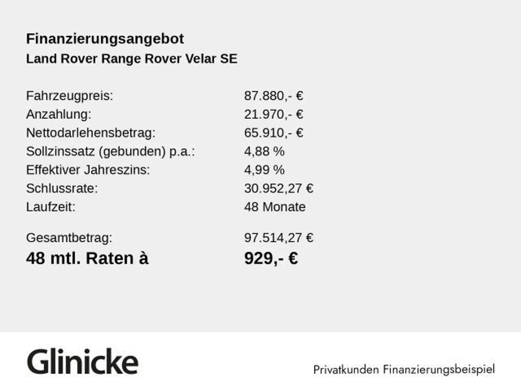 Land Rover Range Rover Velar
