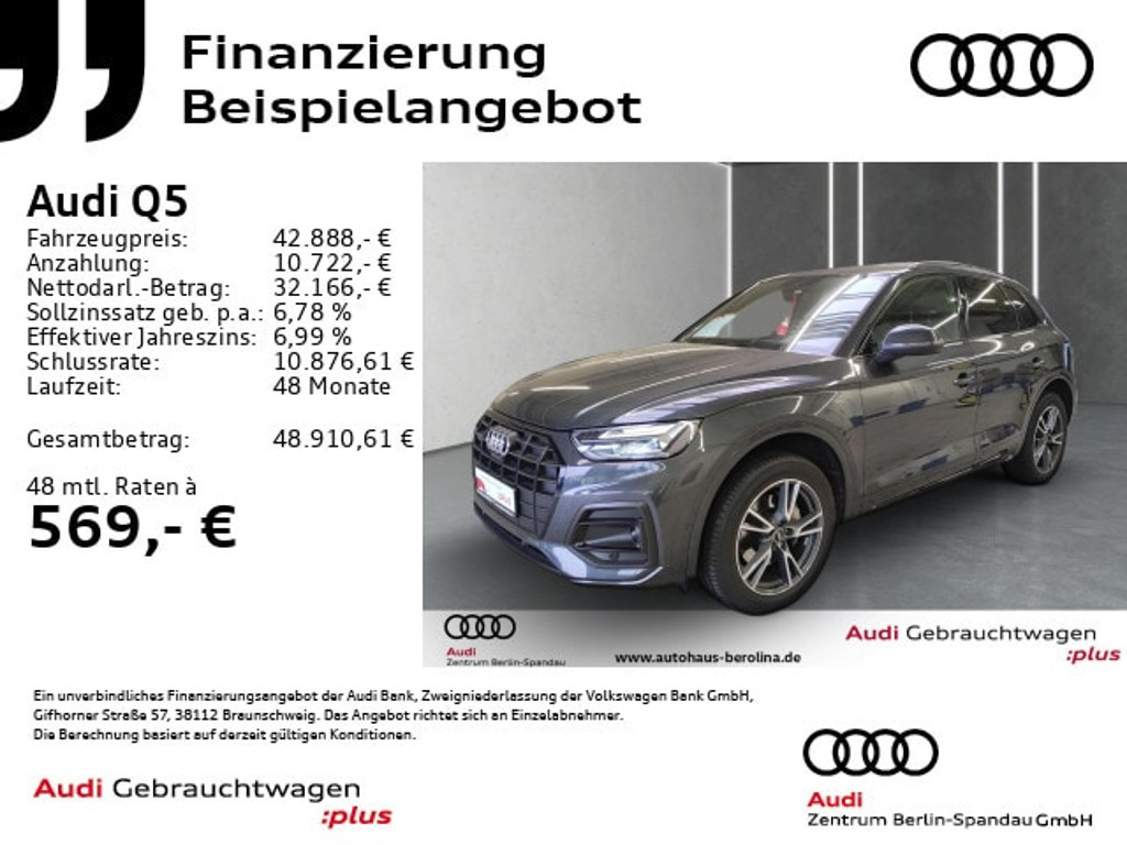 Audi Q5 2022 Benzine