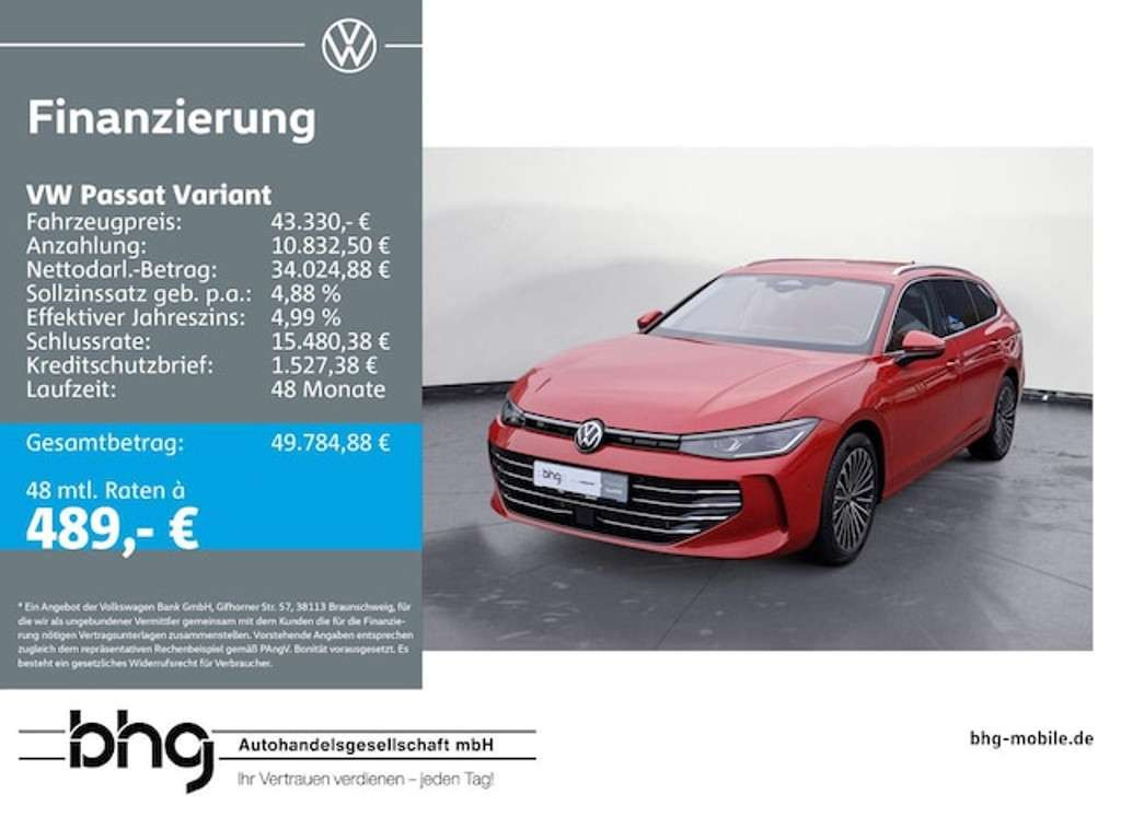 Volkswagen Passat 2025 Hybride Benzine