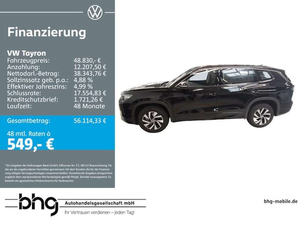 Volkswagen Tayron 2025 Hybride Benzine