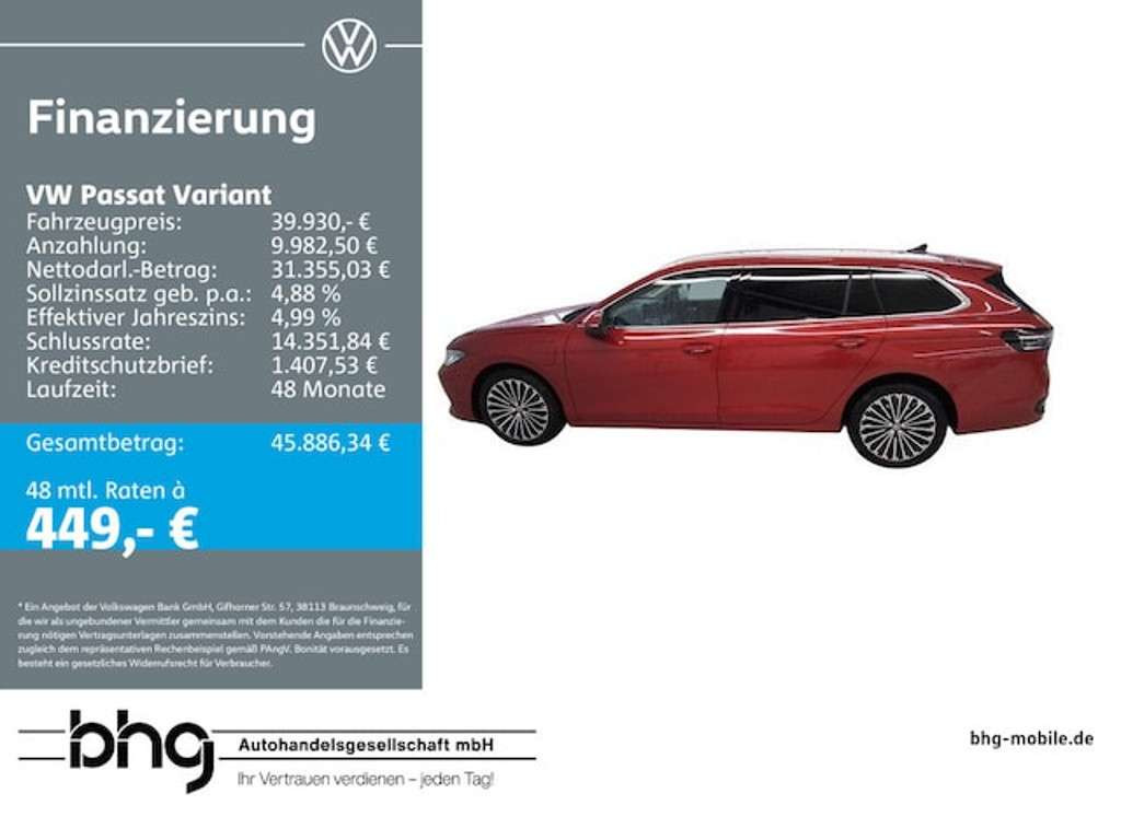 Volkswagen Passat 2025 Hybride Benzine