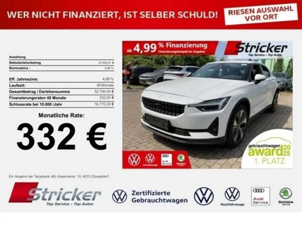 Polestar 2 2023 Elektrisch