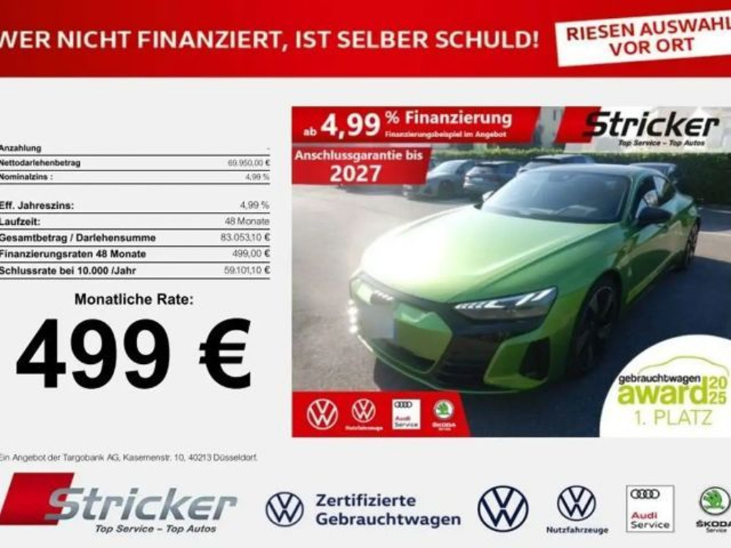 Audi e-tron GT 2024 Elektrisch