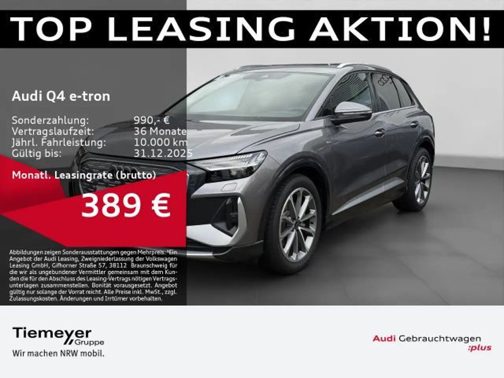 Audi Q4 e-tron 2025 Elektrisch