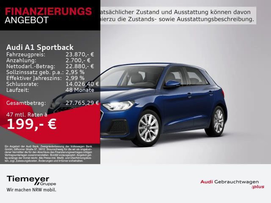 Audi A1 2025 Benzine