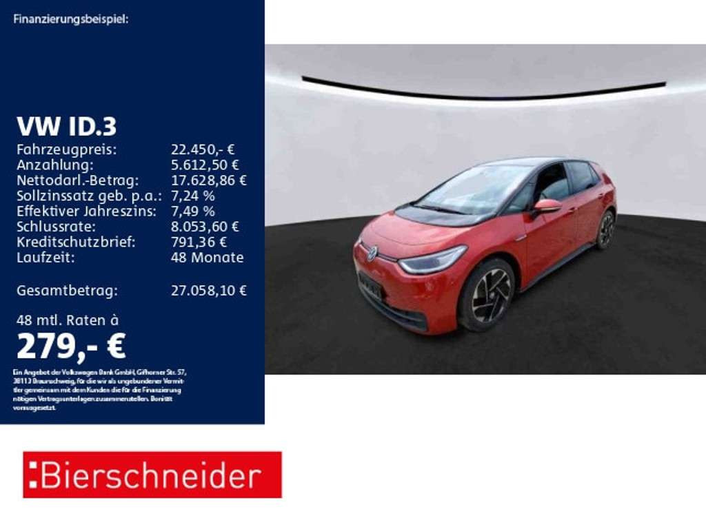 Volkswagen ID.3 2022 Elektrisch