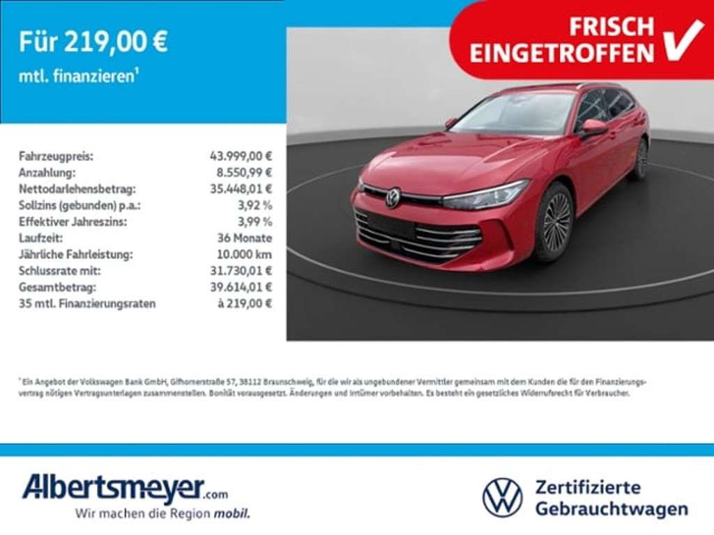 Volkswagen Passat 2025 Hybride Benzine