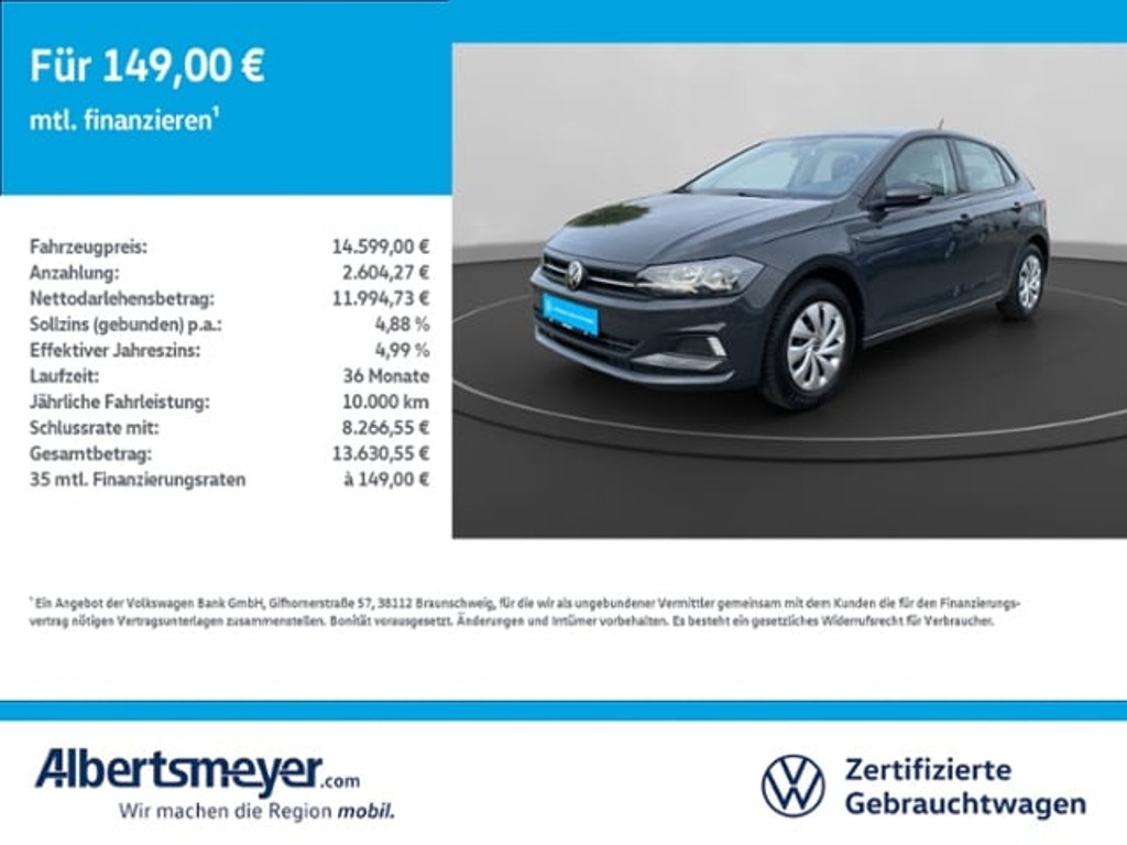Volkswagen Polo 2021 Benzine