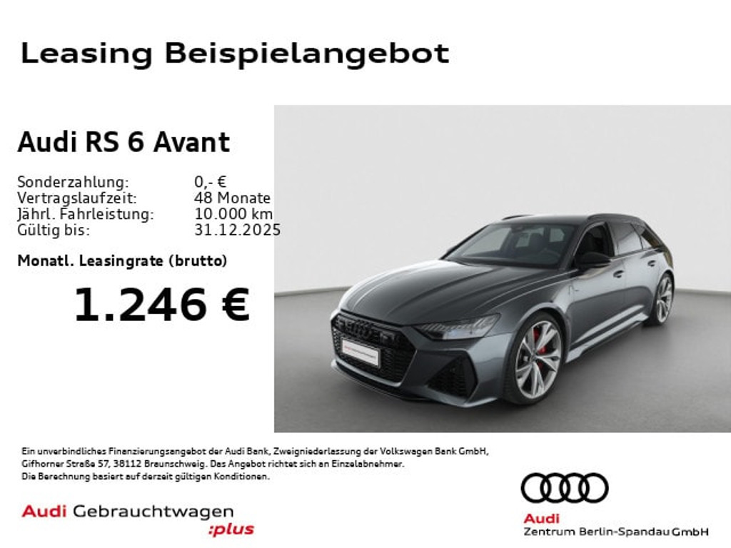 Audi RS6 2025 Benzine