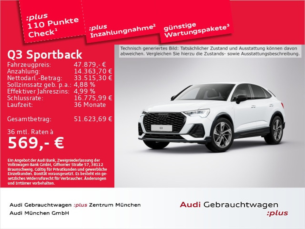 Audi Q3 2025 Benzine