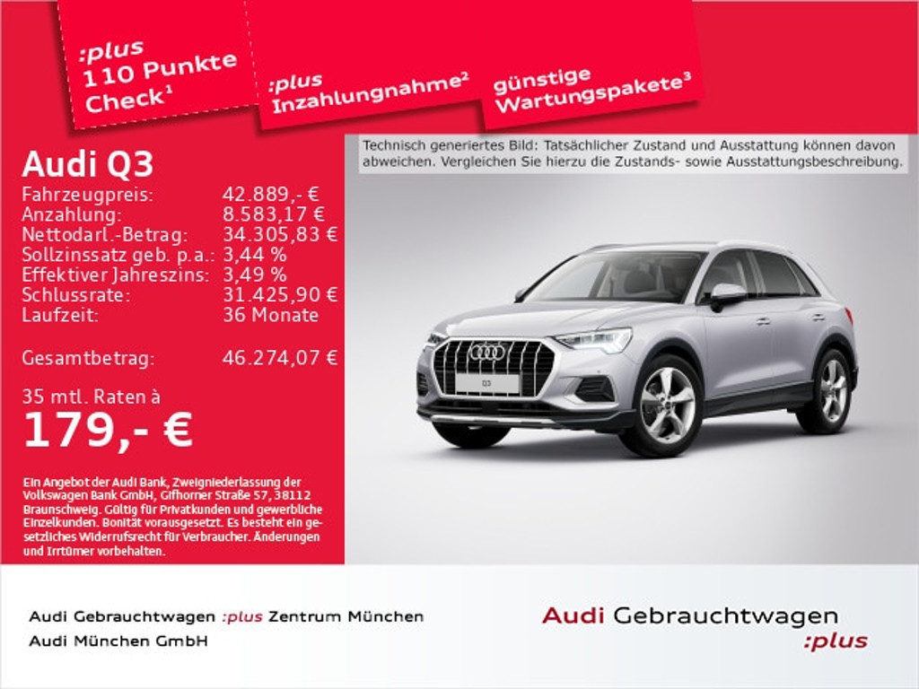 Audi Q3 2025 Benzine