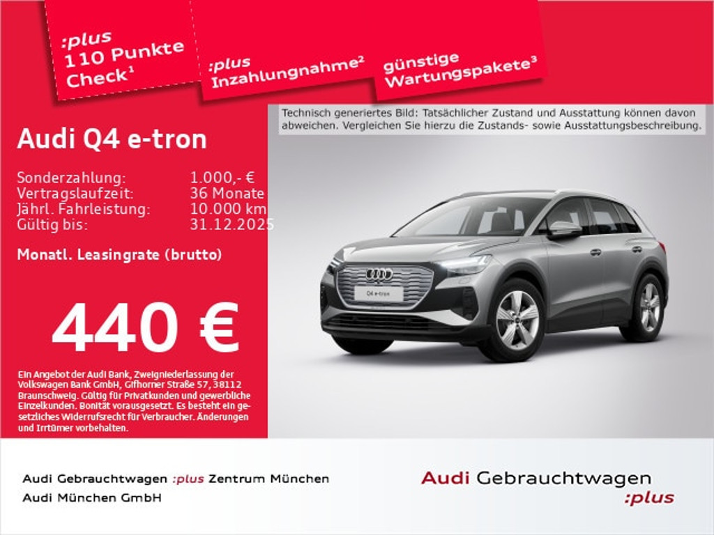 Audi Q4 e-tron 2024 Elektrisch
