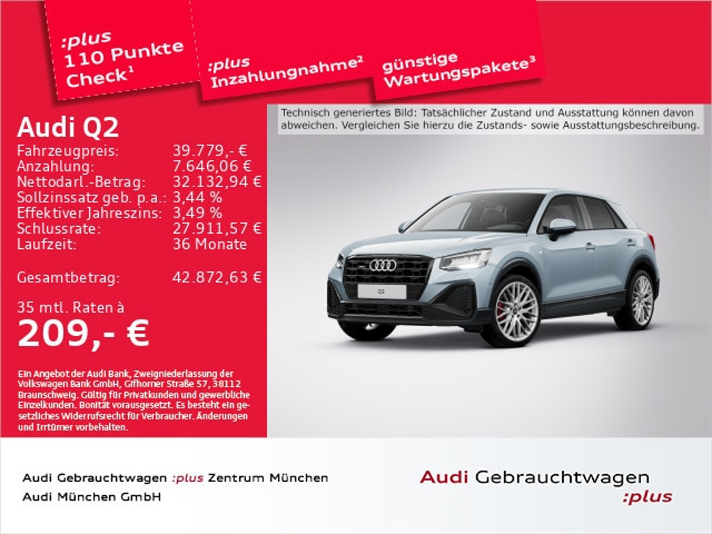 Audi Q2 2025 Benzine