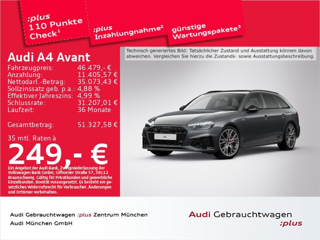 Audi A4 2023 Benzine