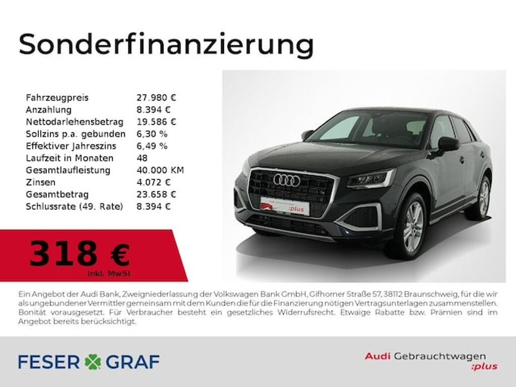 Audi Q2 2023 Benzine