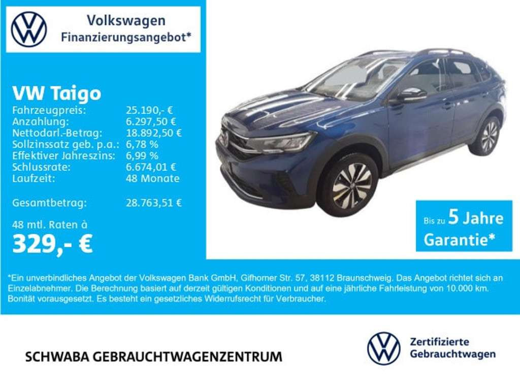 Volkswagen Taigo 2025 Benzine