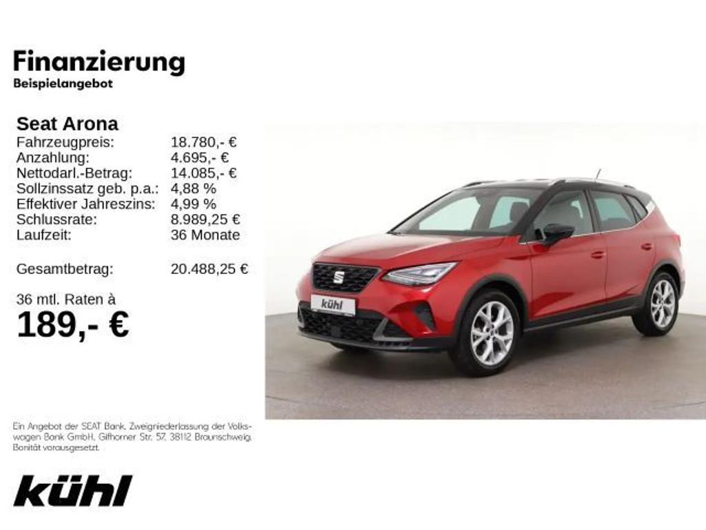 Seat Arona 2022 Benzine