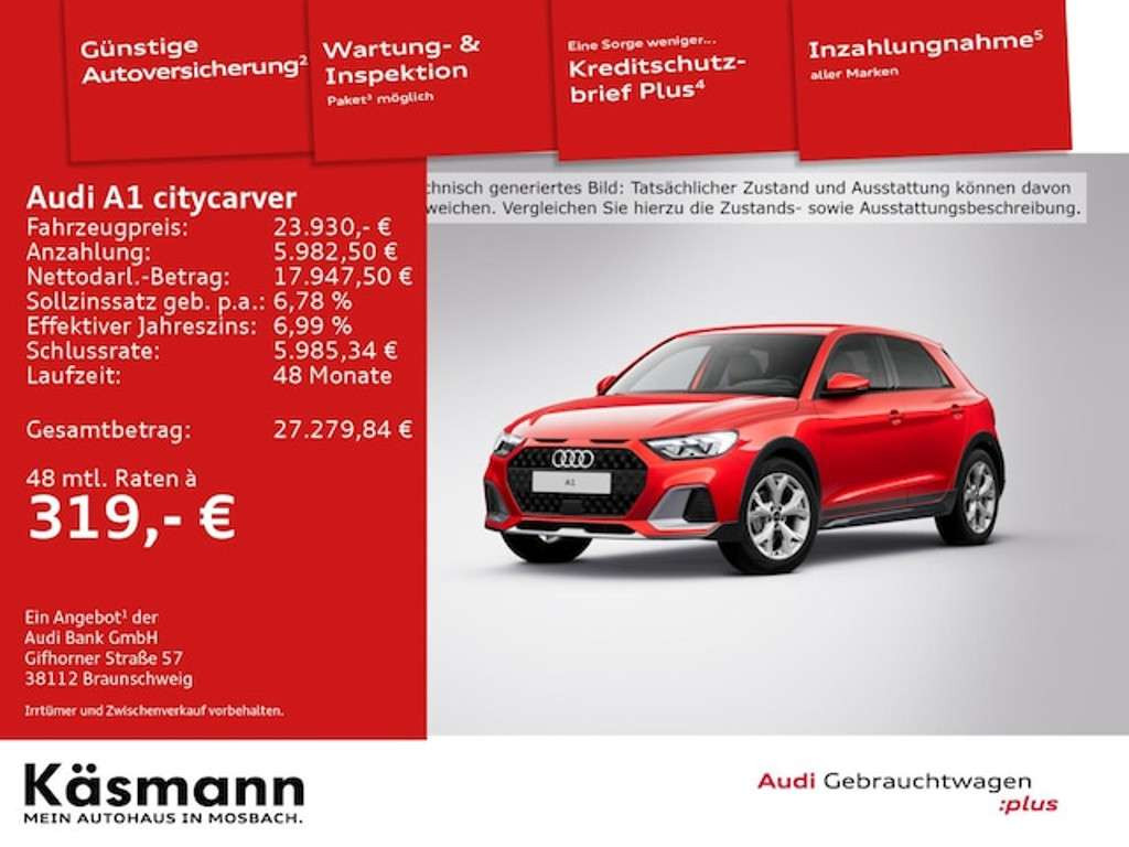 Audi A1 Citycarver 2021 Benzine