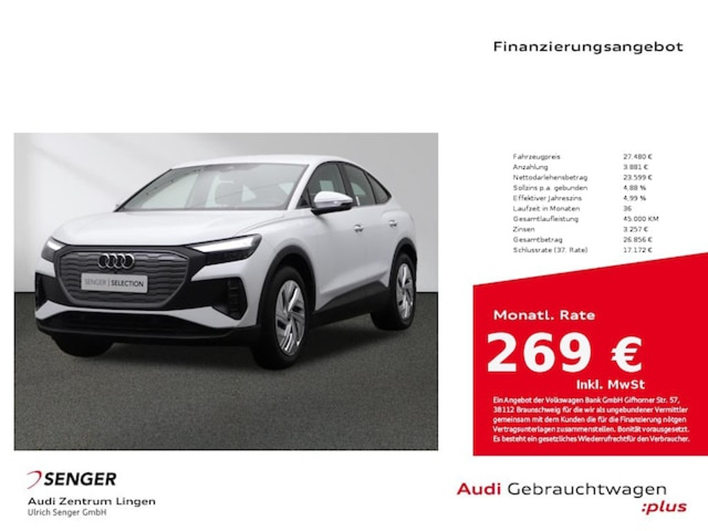 Audi Q4 e-tron 2022 Elektrisch