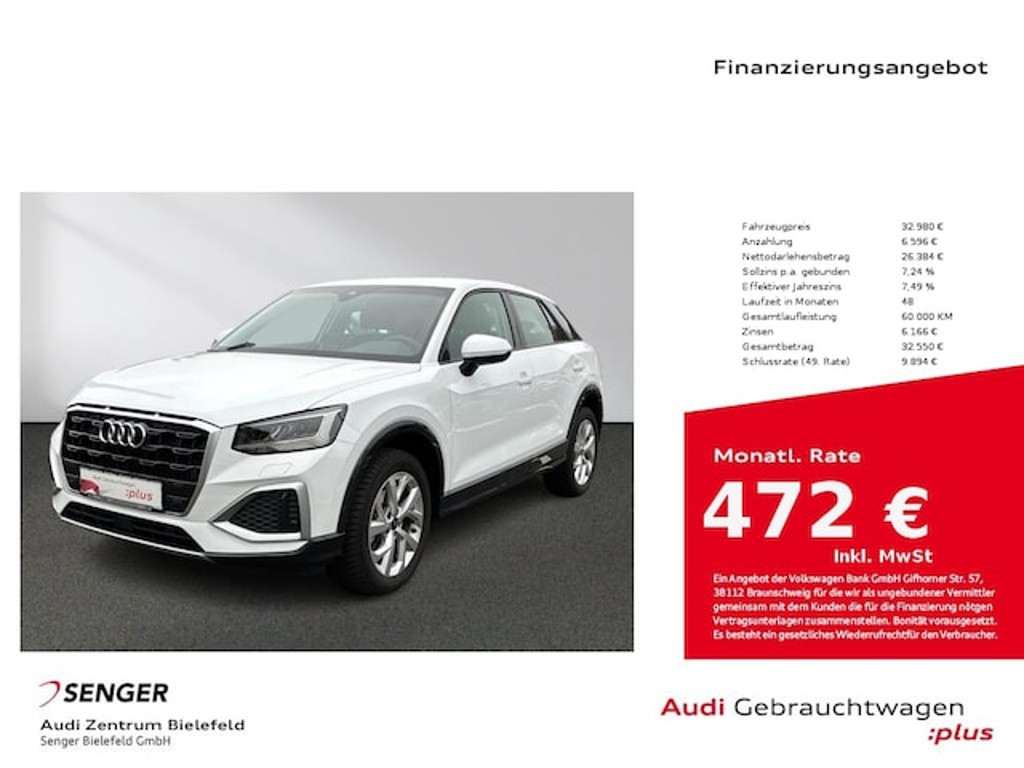 Audi Q2 2024 Benzine