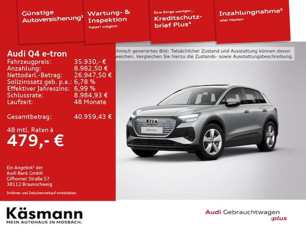 Audi Q4 e-tron 2022 Elektrisch