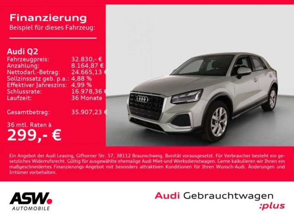 Audi Q2 2025 Benzine