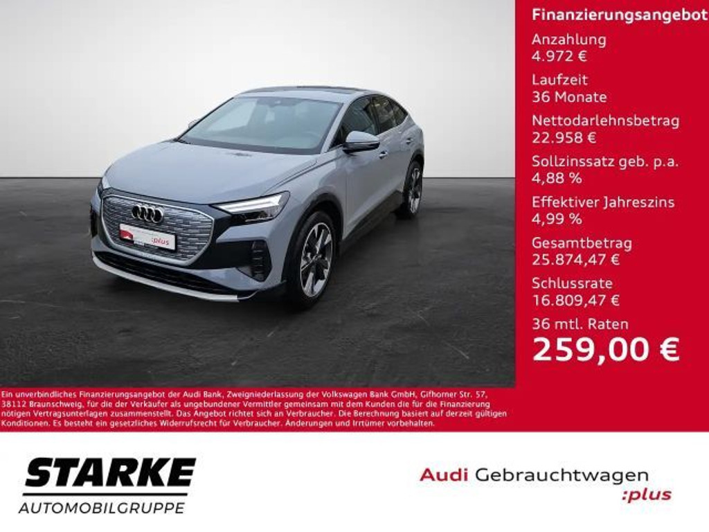 Audi Q4 e-tron 2022 Elektrisch