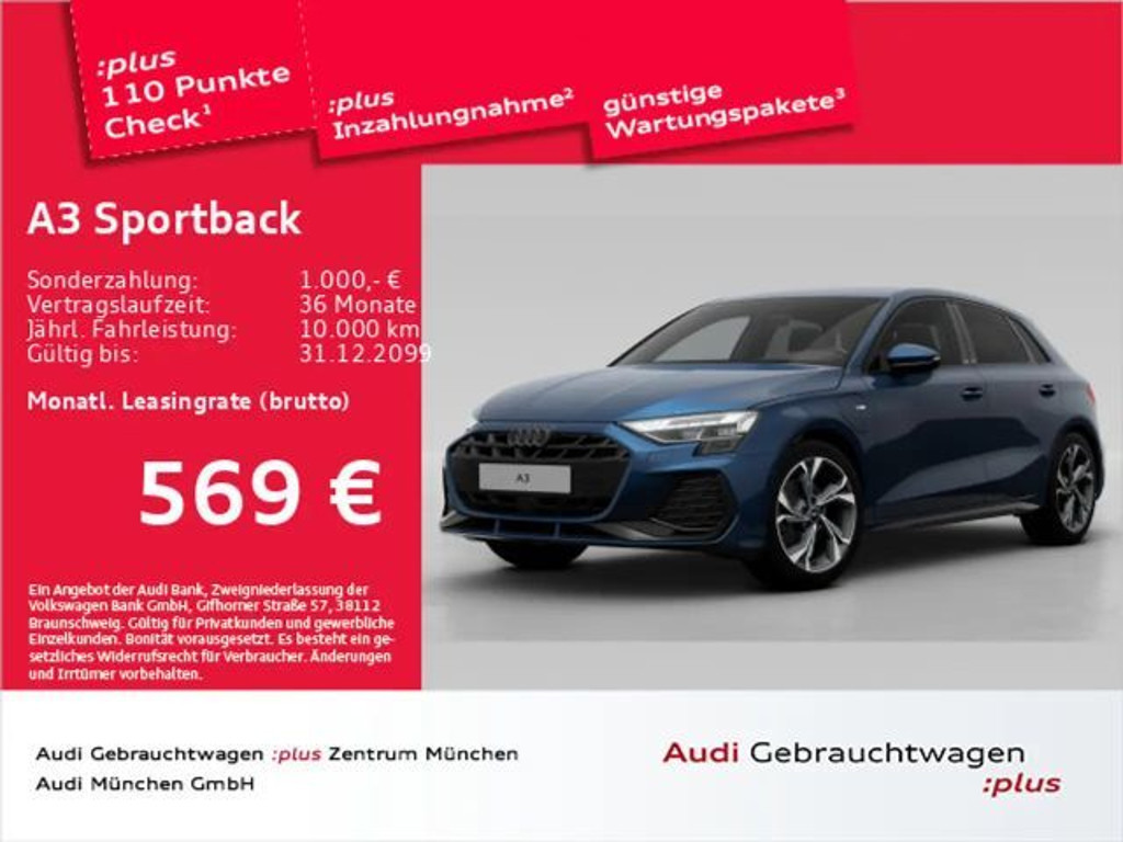 Audi A3 2025 Hybride Benzine