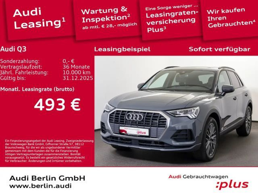 Audi Q3 2025 Benzine