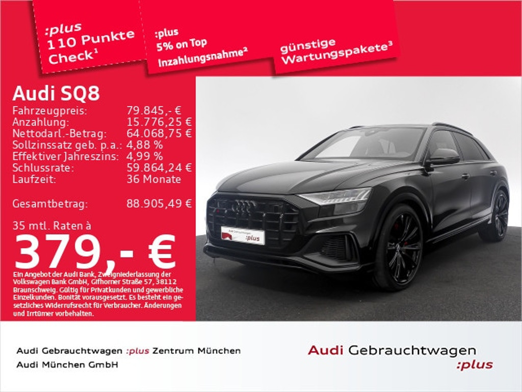 Audi SQ8 2022 Benzine