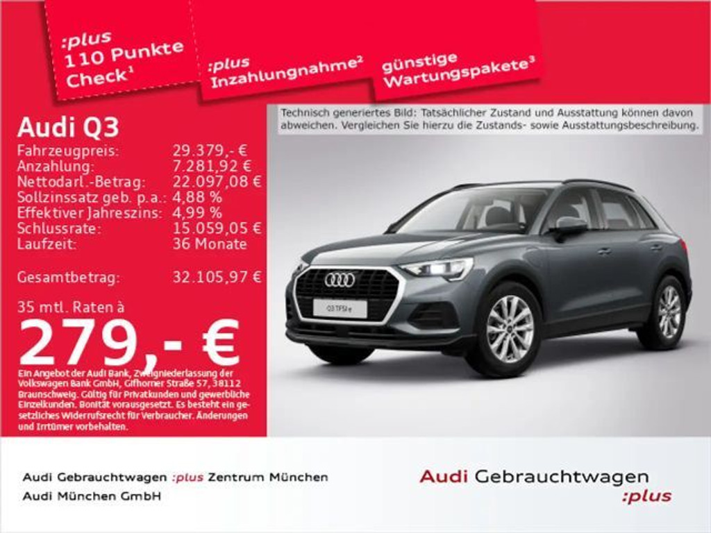 Audi Q3 2022 Hybride Benzine