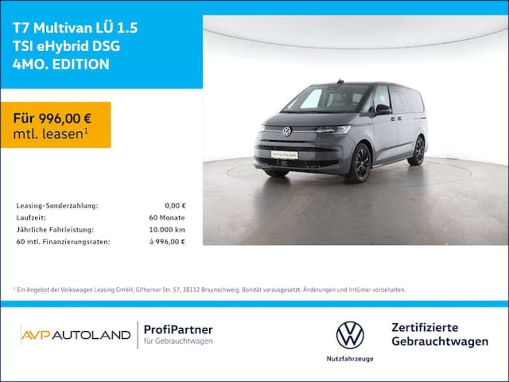 Volkswagen Multivan 2025 Hybride Benzine
