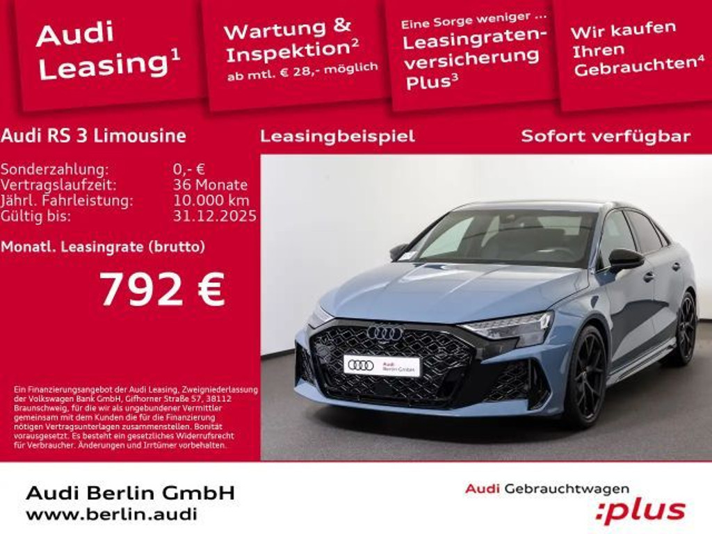Audi RS3 2025 Benzine
