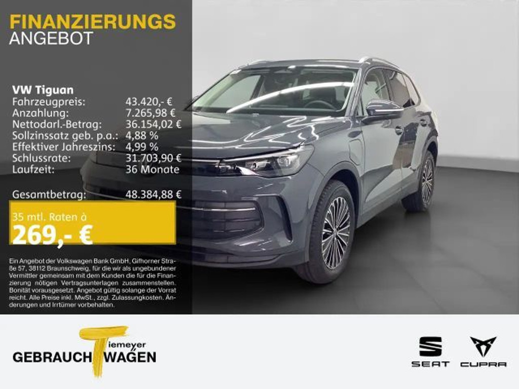 Volkswagen Tiguan 2025 Hybride Benzine