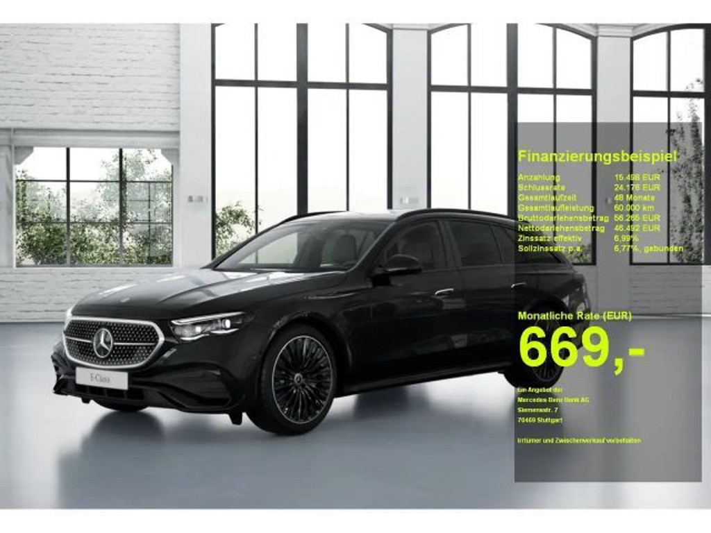 Mercedes-Benz E-Klasse 2024 Hybride Benzine