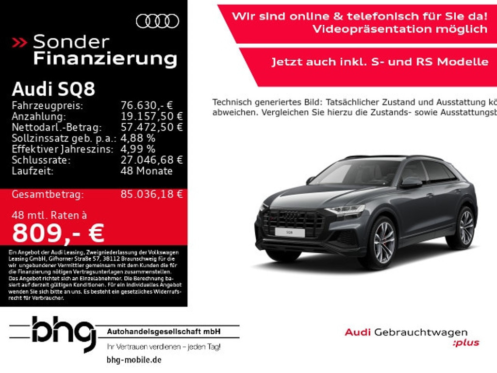 Audi SQ8 2022 Benzine