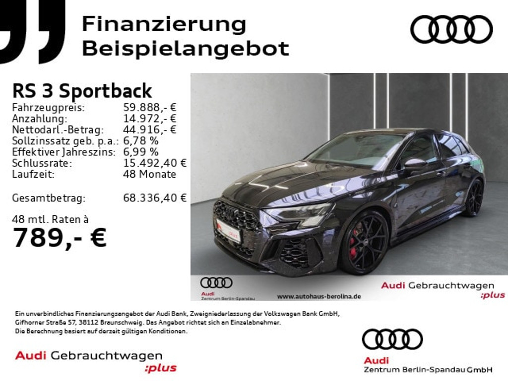 Audi RS3 2024 Benzine
