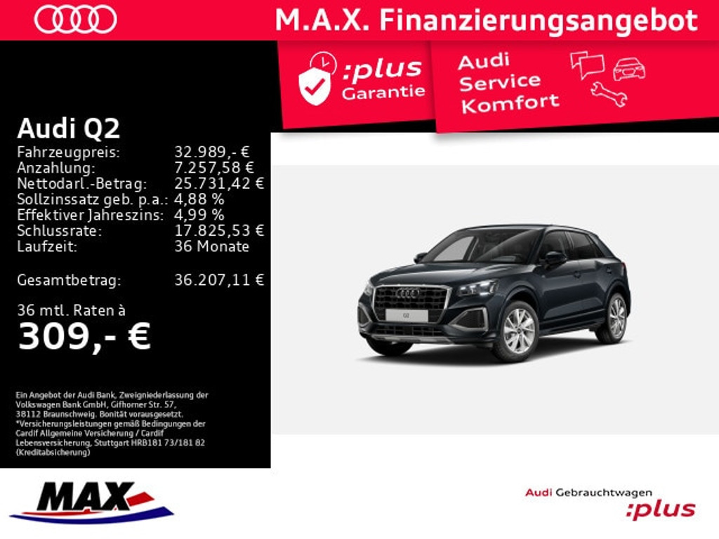 Audi Q2 2025 Benzine