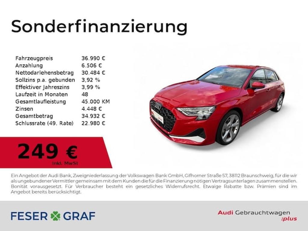 Audi A3 2025 Benzine