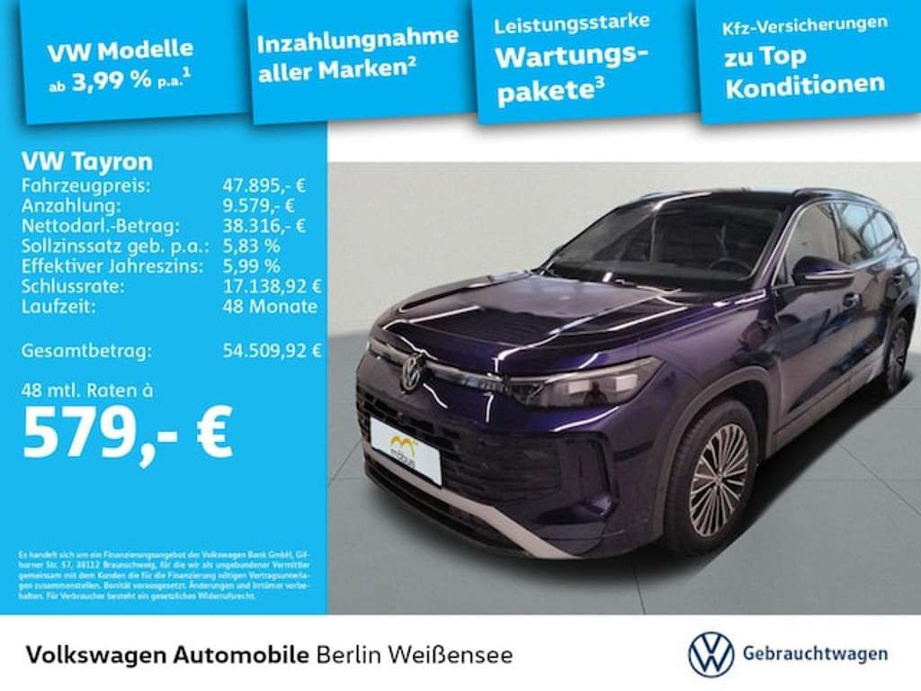 Volkswagen Tayron 2025 Hybride Benzine