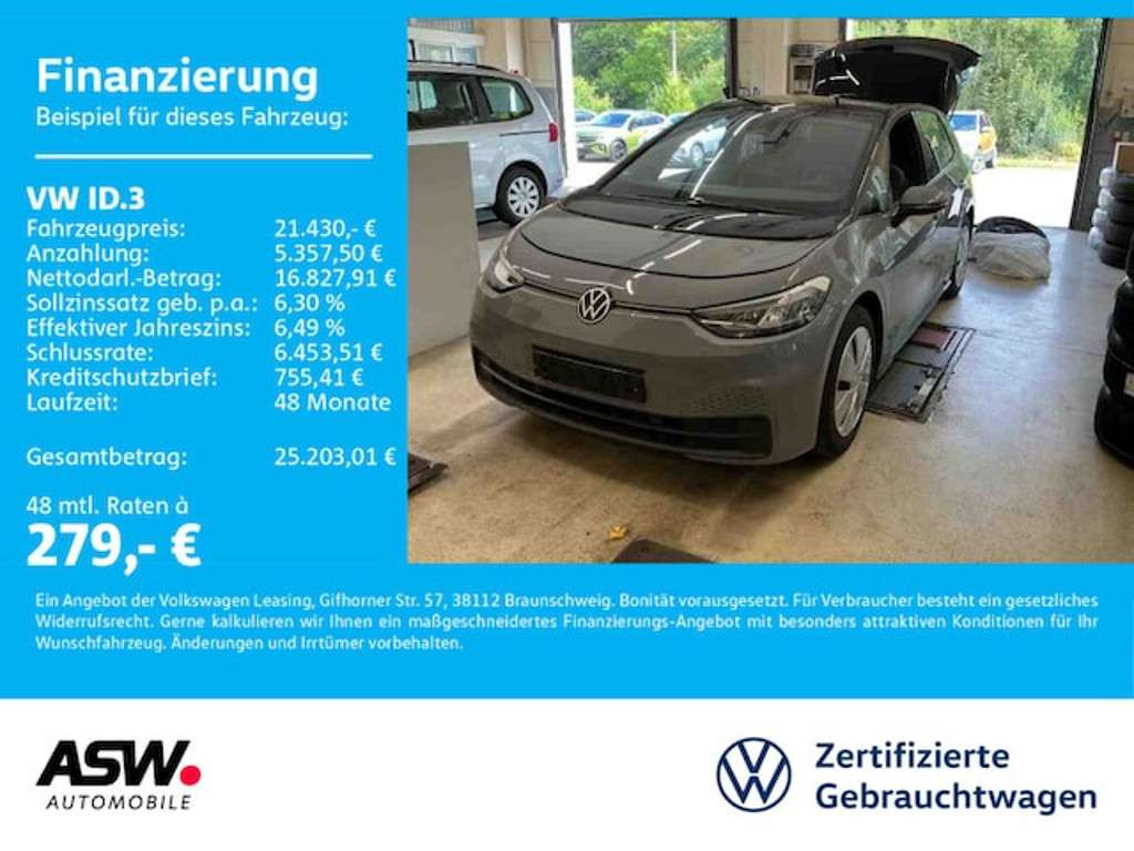 Volkswagen ID.3 2022 Elektrisch