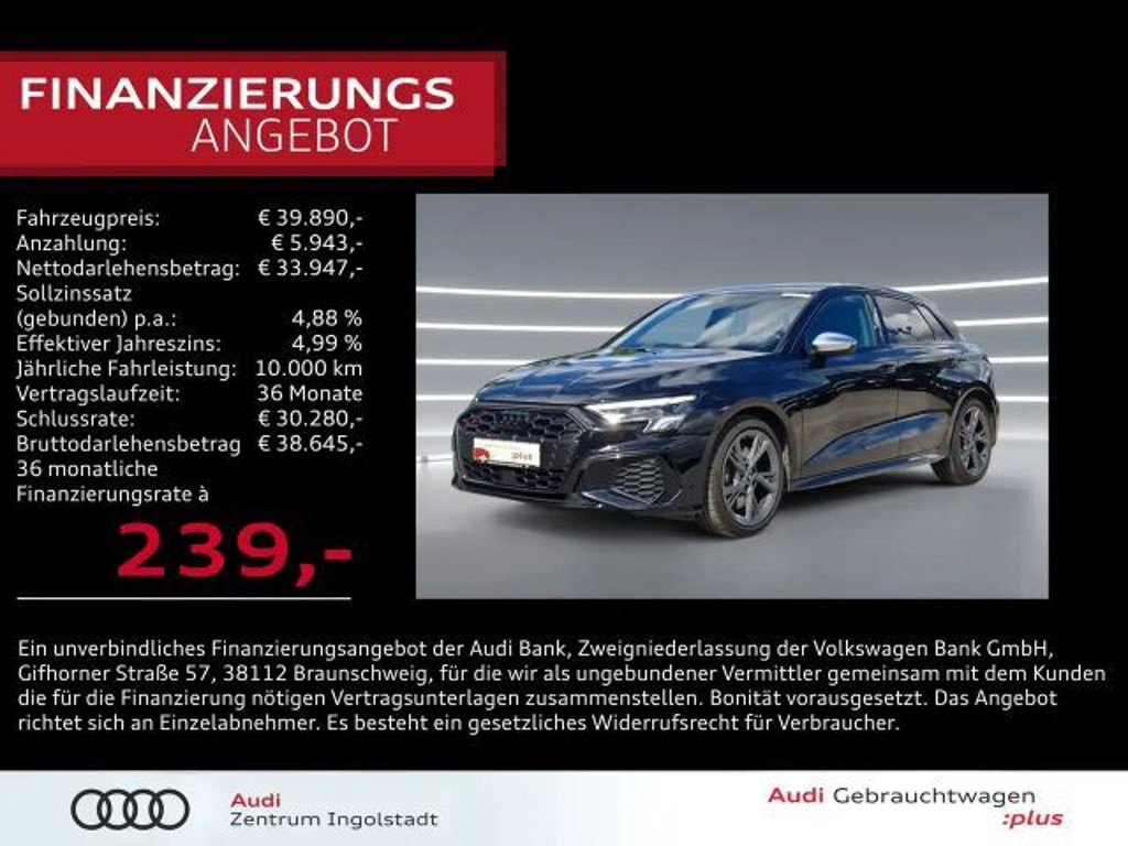 Audi S3 2024 Benzine